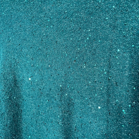 NWT🤩 |•APT. 9•| Beautiful Emerald Green Sequin Sparkle Sweater Size Large - Picture 4 of 8